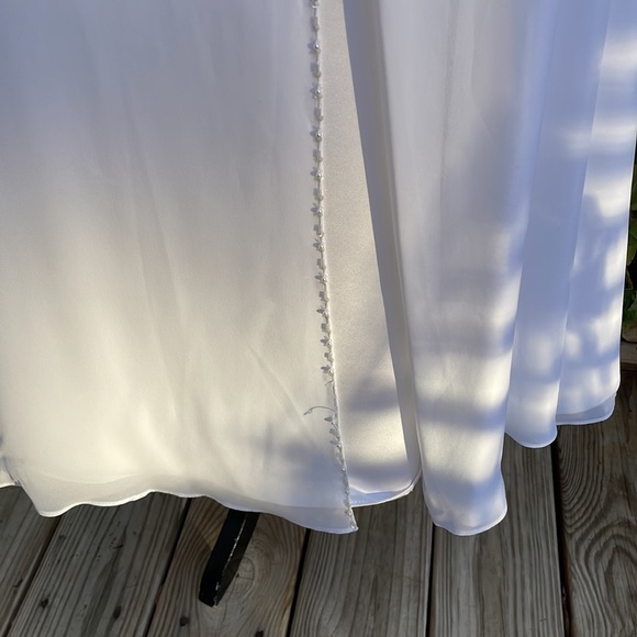 EUC- David's Bridal Flower Girl Dress Size 12 - Picture 4 of 14